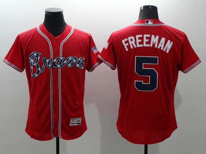 Atlanta Braves #5 Freddie Freeman Red 2016 Flexbase Collection Stitched Jersey,We sell and wholesale Atlanta Braves #5 Freddie Freeman Red 2016 Flexbase Collection Stitched Jersey on line form chian!